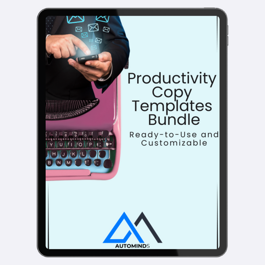 Productivity Copy Templates Bundle